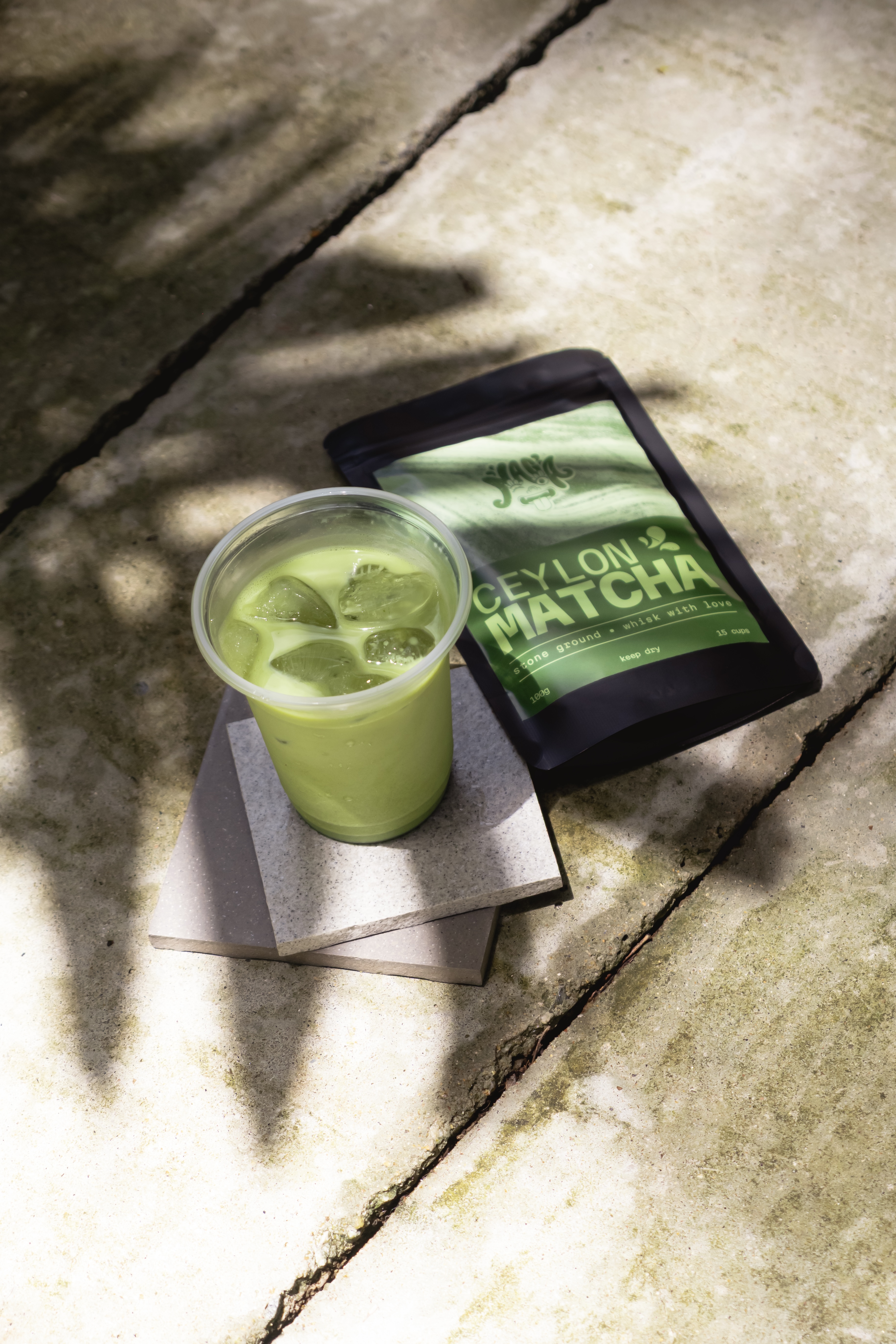 Naga Matcha iced latte
